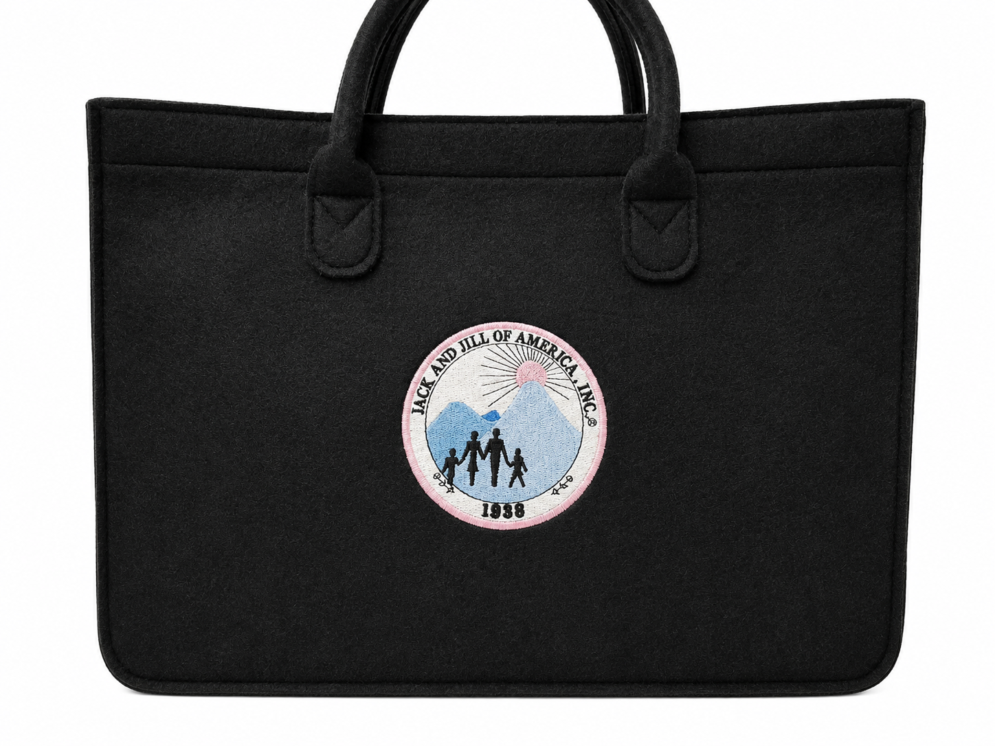 Jack and Jill Logo Felt Bag