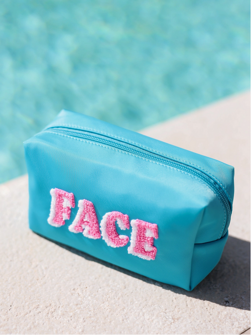 'Face' Small Zip Pouch