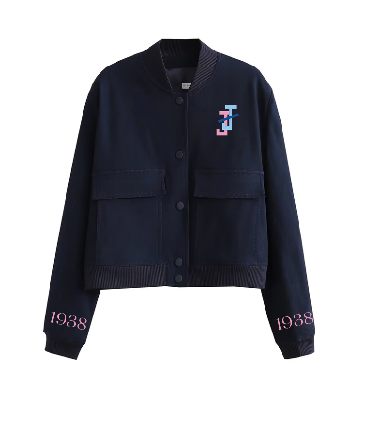Cropped Bomber Jacket
