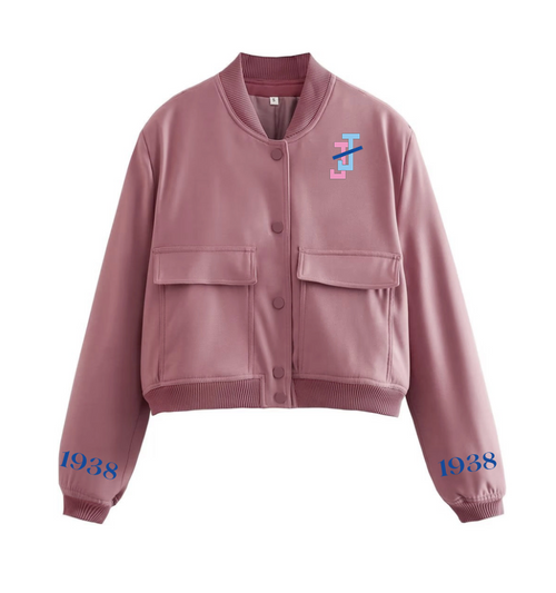 Cropped Bomber Jacket