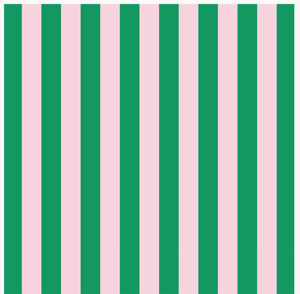 Green/Pink Stripe Wrapping Paper - Single Sheets
